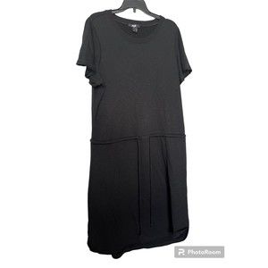PAIGE Brielle Drawstring‎ Dress black size L Anthropologie